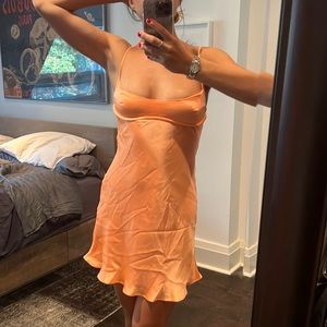 Small Zara peach dress